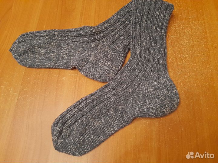 Вязанные носки мужские