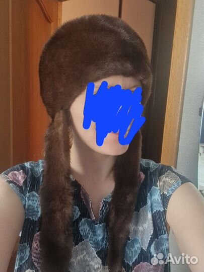 Шапка норковая женская