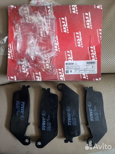 Колодки тормозные на honda CB600/CBF600/CBR