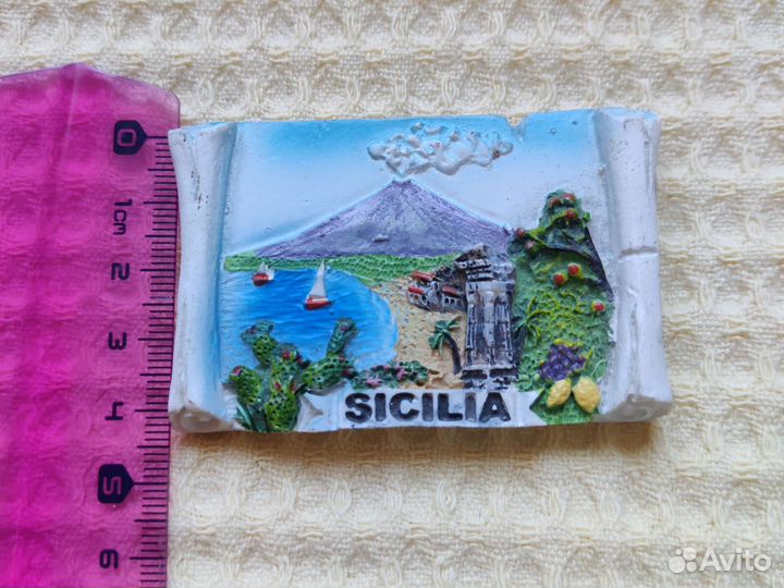 Керамический магнит Италия Сицилия