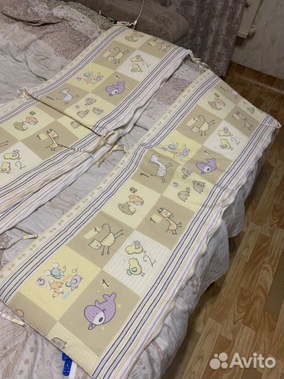 Бортики в детскую кроватку