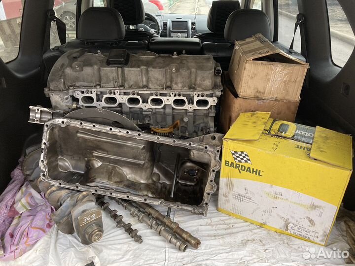 Двигатель BMW N52B30 AF в разборе