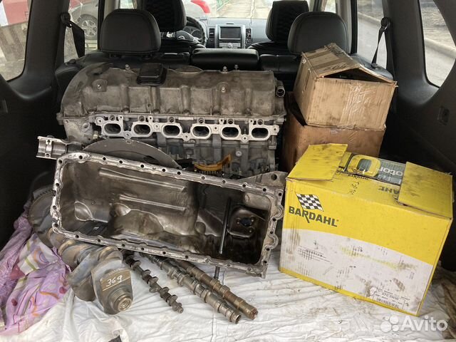 Двигатель BMW N52B30 AF в разборе