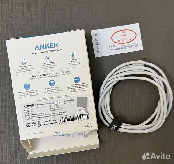 Anker Кабель для мобильных устройств USB Type-C/US