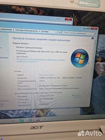 Ноутбук Acer aspire 5920G (М882)