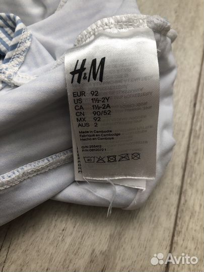 Купальник hm 92,primark 6-9 мес
