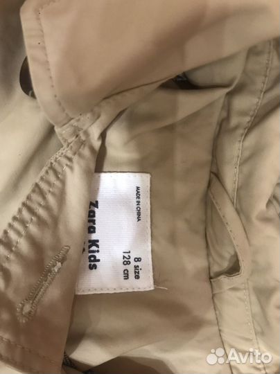 Плащ, куртка для девочки Zara 116,128