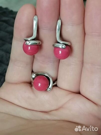 Кольцо и серьги