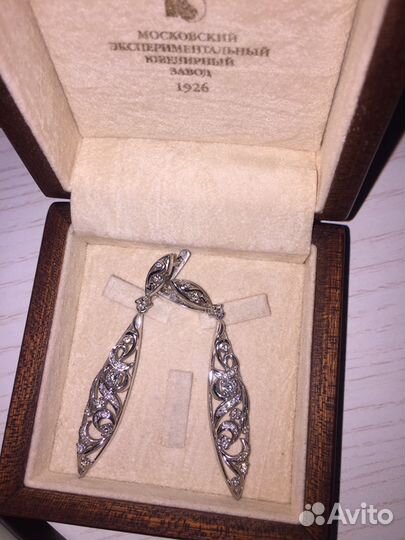 Серьги с бриллиантами