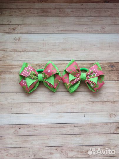 Банты для волос на резинке