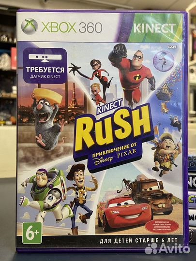 Kinect Rush приключение от Disney xbox 360 б/у