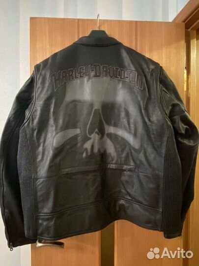 Мотокуртка кожаная мужская