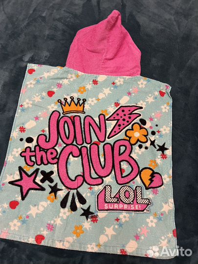 Пончо - полотенце детское LOL