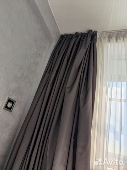Шторы 11м готовые бу (отдельные 3 части)