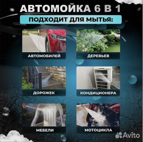 Мойка высокого давления на аккумуляторе