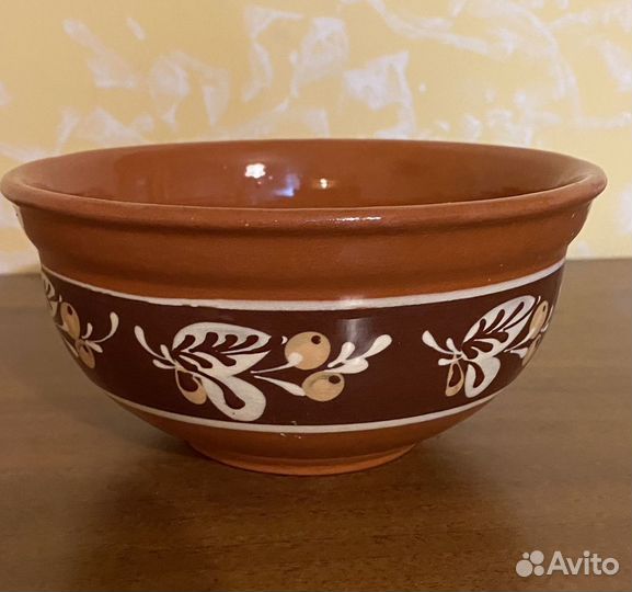 Чаша керамическая, солонка Украина 1988г