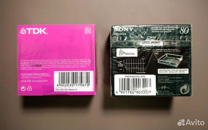 Минидиски разные