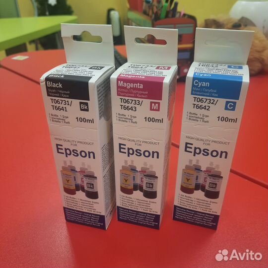 Чернила для принтера epson