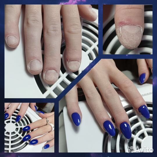 Маникюр на дому наращивание ногтей