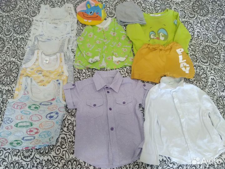 Детские вещи пакетом на мальчика 80 86