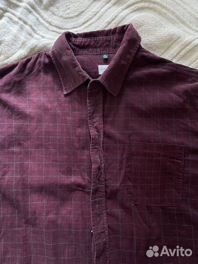 Рубашка вельветовая