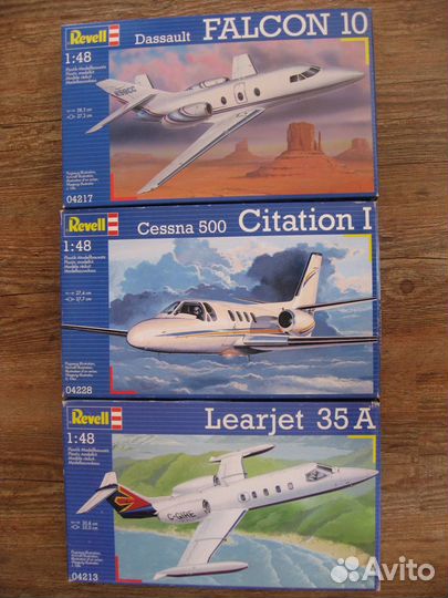 Модели гражданских самолетов Revell 1:48