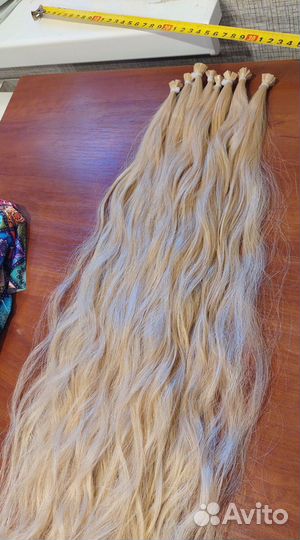 Славянские волосы на mini капсулах, 100шт