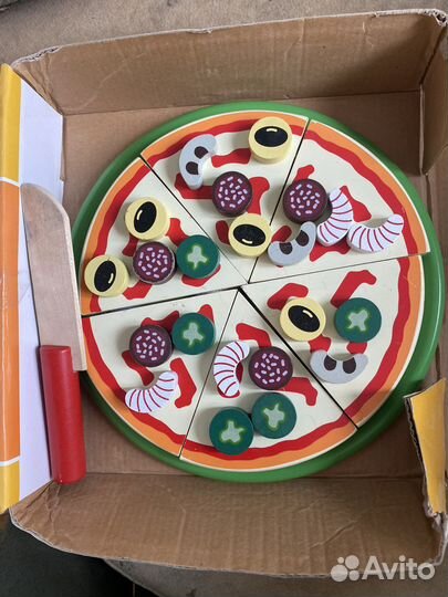 Конструктор деревянный Пицца