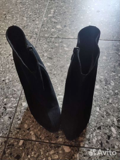 Ботильоны замша 39