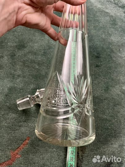 Стеклянный графин штоф СССР