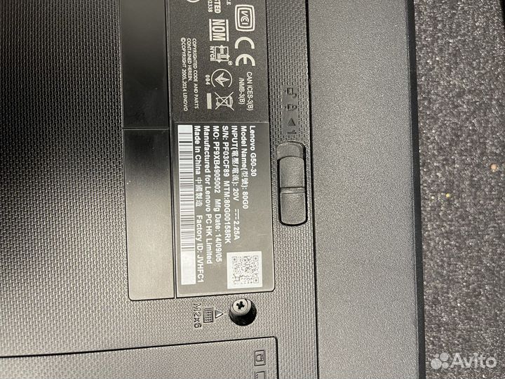 Ноутбук Lenovo G50 30