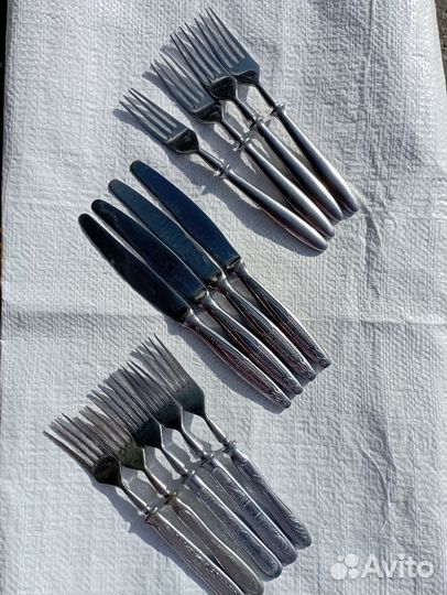 Ложки, вилки, ножи столовые СССР