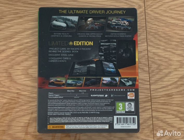 Project Cars Limited Edition Xbox One