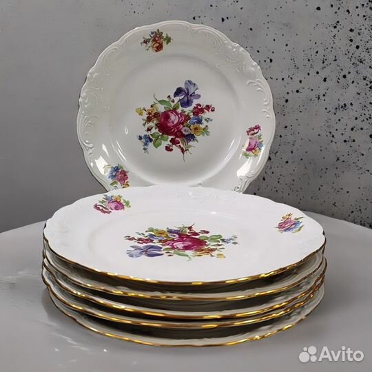 Тарелки пирожковые Tielsch Walbrzych, Польша 6шт