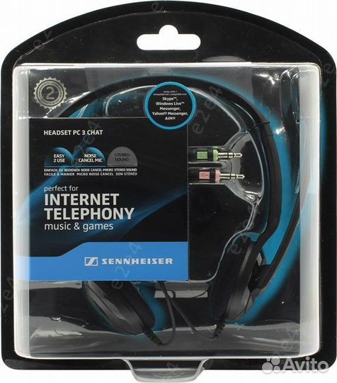 Гарнитура проводная Sennheiser PC 3 chat