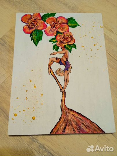 Интерьерная картина текстурная