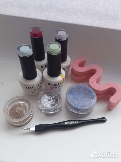 Гель лак блестки для ногтей