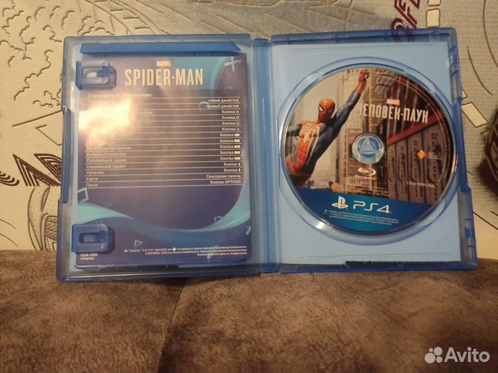 Spider man ps4 диск
