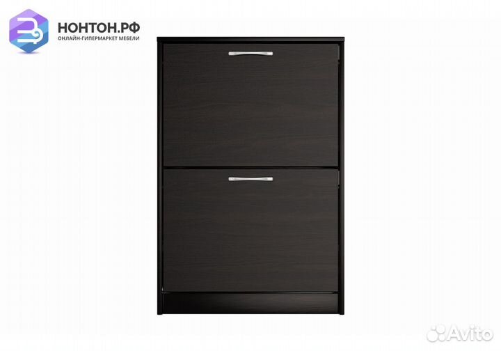 Тумба для обуви Орион 2 ячейки дуб венге