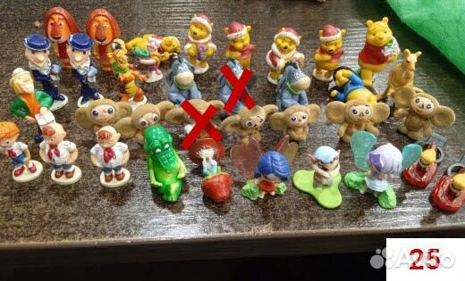 Игрушки Киндер, Растишка и т.д