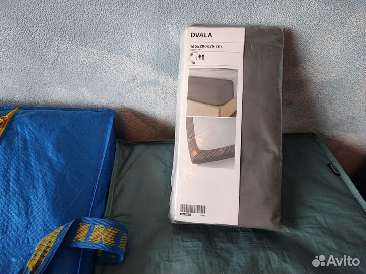 Простыня dvala IKEA икеа двала оригинал 160 серая