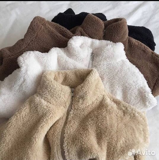 Женское плюшевое меховое худи