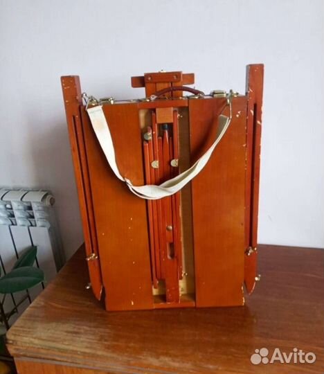 Мольберт этюдник б/у студийный большой деревянный