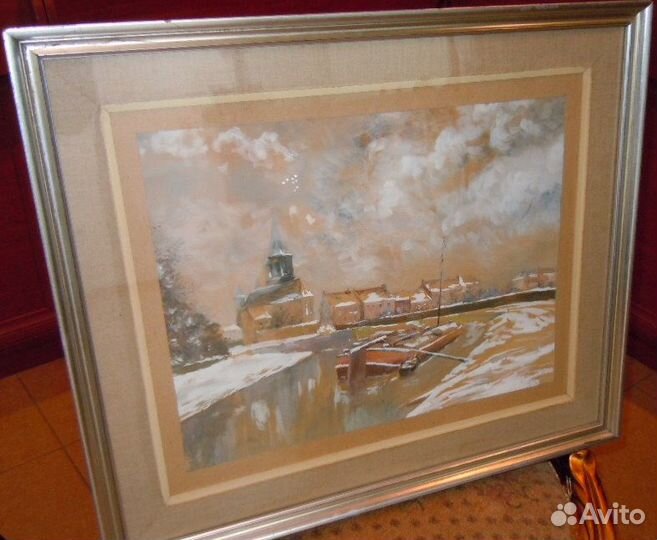 Антикварная картина 1939 год