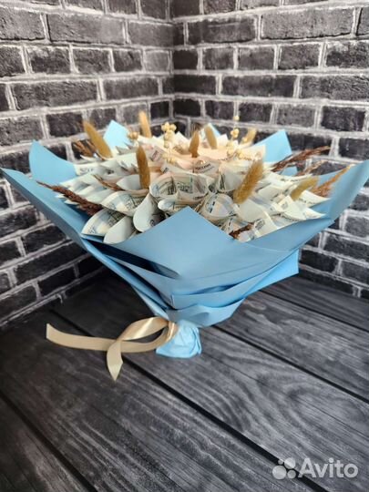 Денежный букет мужской