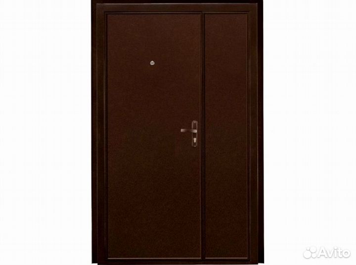 Двухстворчатая входная дверь с Терморазрывом