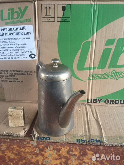 Заварочный чайник мельхиор Германия с клеймом