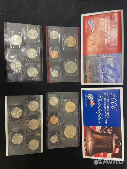 Годовой набор 2006 год США P и D минт