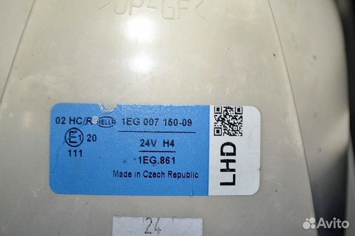 Фара, левая scania P-series (01.04)