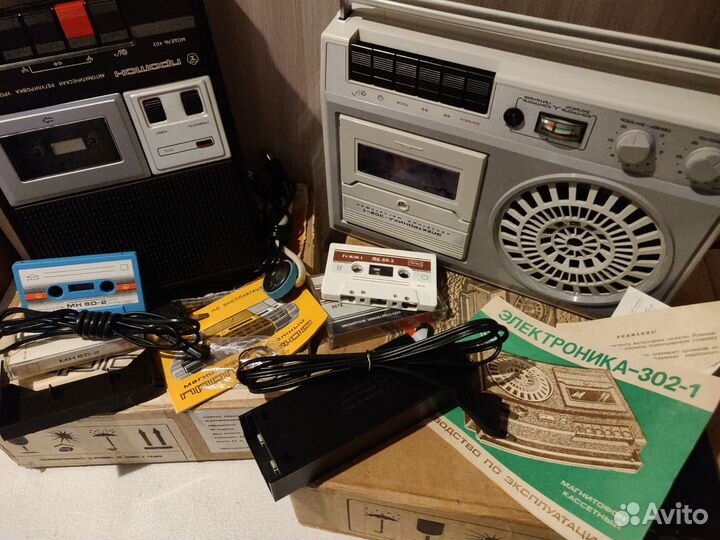 Магнитофон электроника 302 1 протон м402